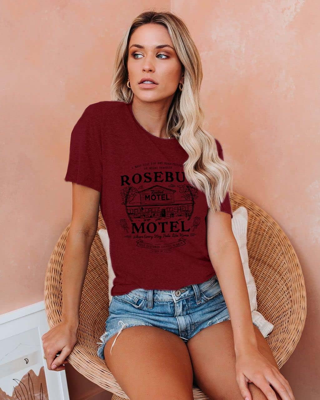 Vintage Women's Funny Graphic Print Short Sleeve T-Shirt - Casual Summer Tee for Outfits, Parties & Everyday Wear