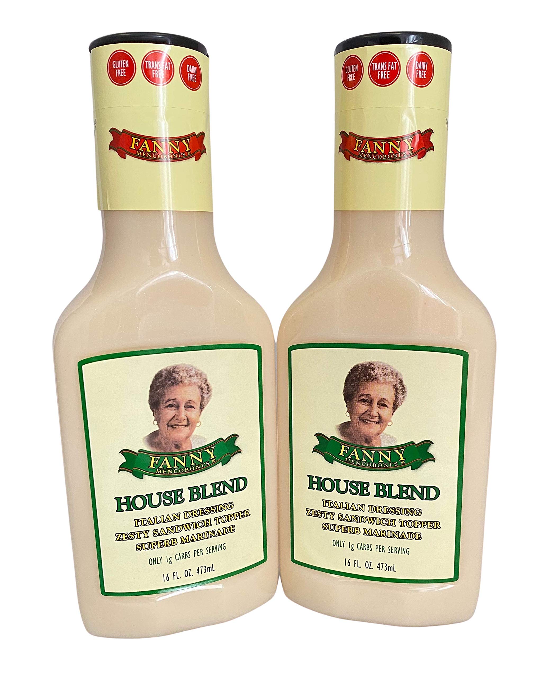 Premium Fanny House Blend Italian Dressing - 2 Pack Bundle | Authentic Italian Flavor for Salads, Marinades & Dipping Sauces