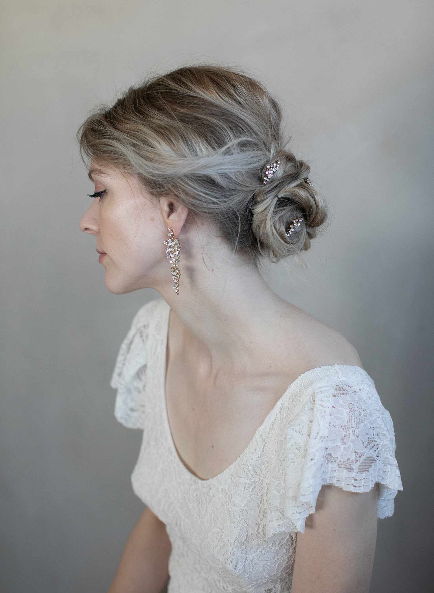 Champagne Bubbles Drop Earrings - Elegant Dangling Jewelry for Women | Style #976 | Perfect for Parties, Weddings & Special Occasions
