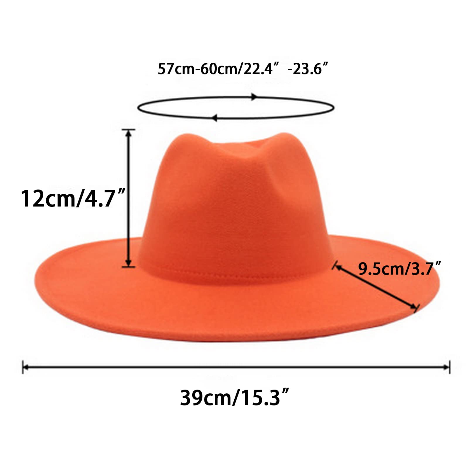 Stylish Fedora Hat for Women - Winter Luxury Wool Felt Hat with Wide Brim - Elegant Fashion Accessory for Outdoor, Travel & Special Occasions