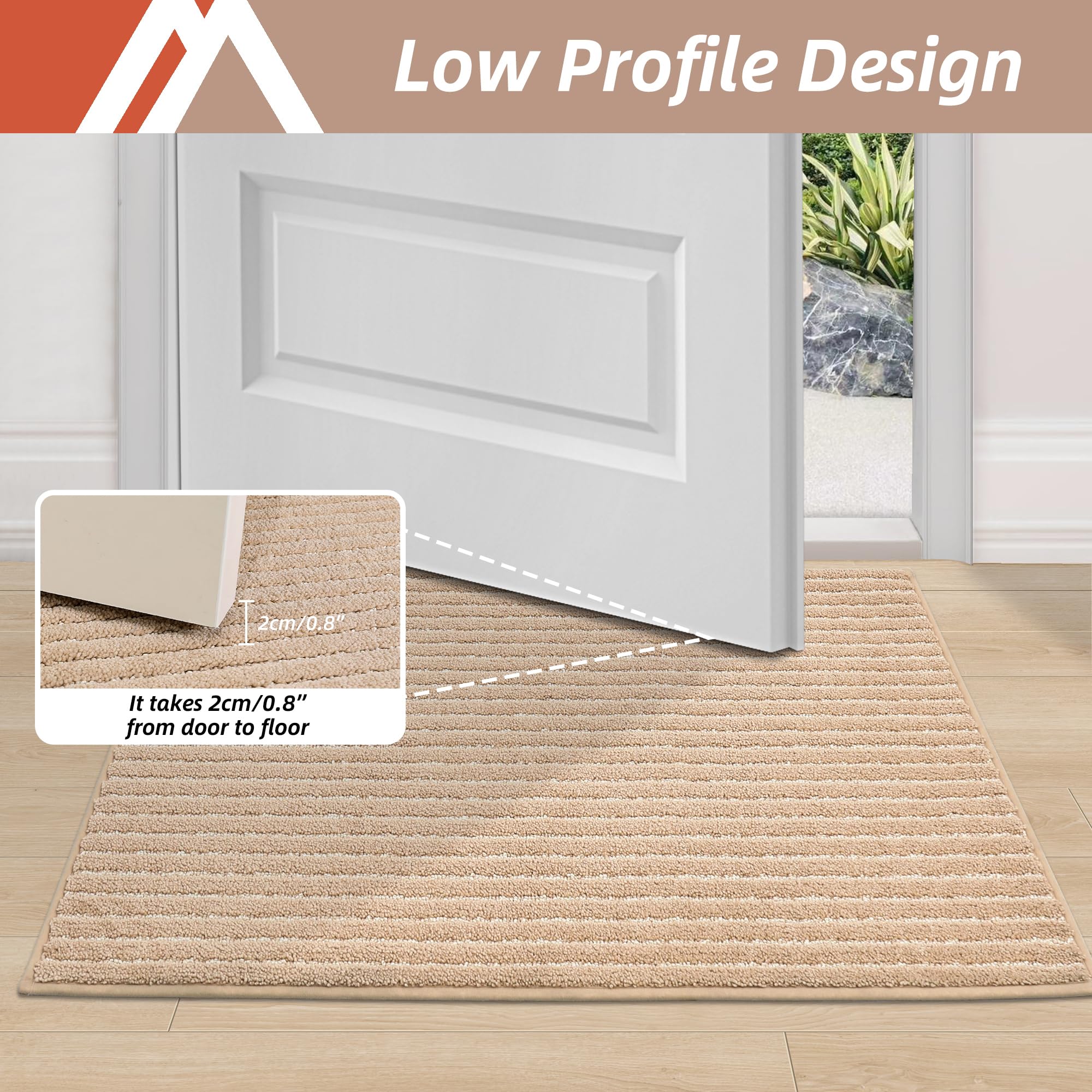 Non-Slip Washable Indoor/Outdoor Door Mat - 32