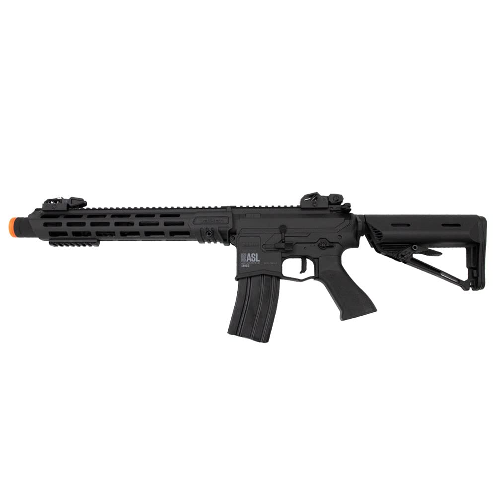 Valken ASL Hi-Velocity M4 Airsoft Rifle AEG - 6mm Electric Airsoft Gun with High Speed & Accuracy for Tactical Training & Outdoor Combat Games