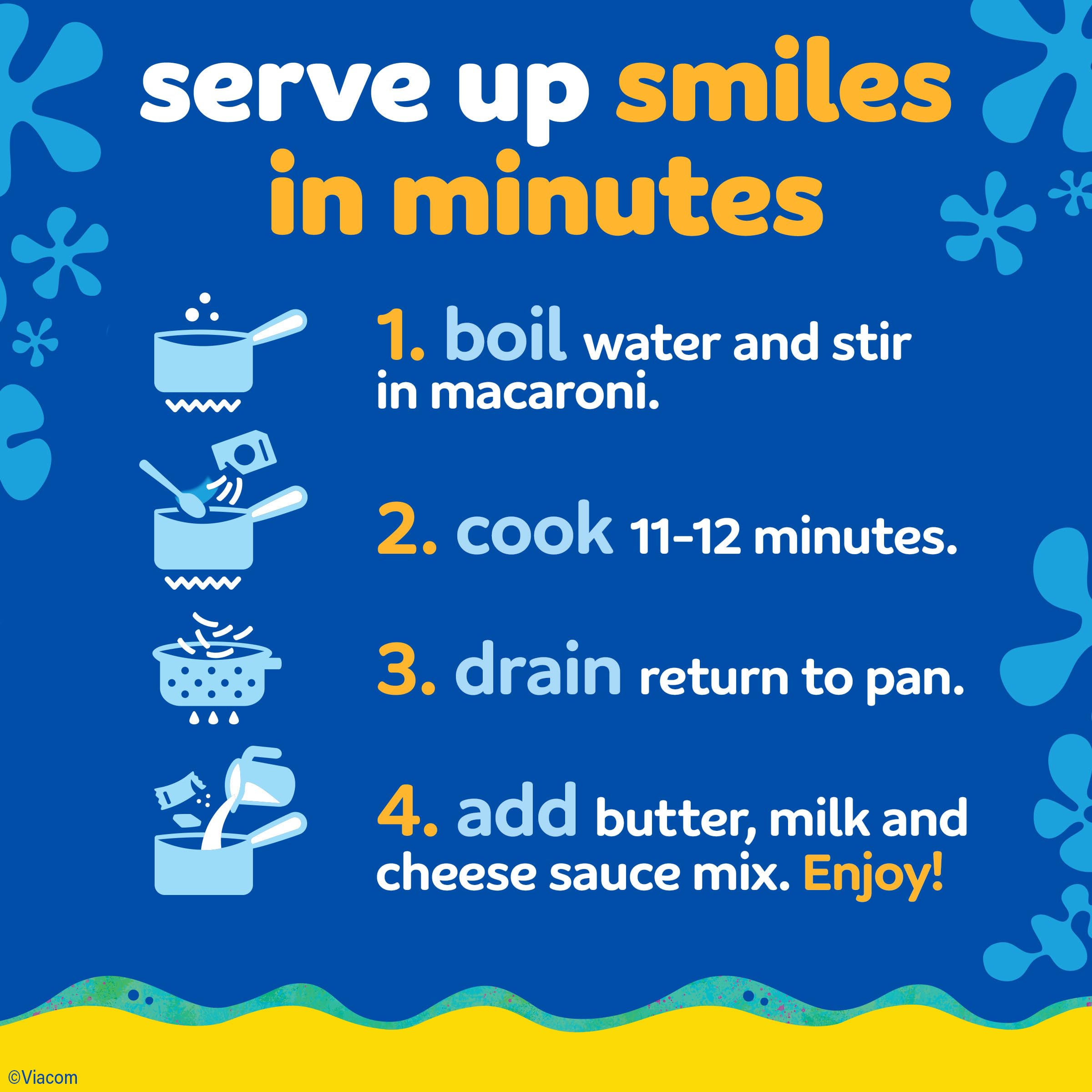 SpongeBob SquarePants Kraft Macaroni and Cheese Dinner - 5.5 oz Box | Easy Microwave Meal for Kids | Fun Lunchbox Idea & After-School Snack