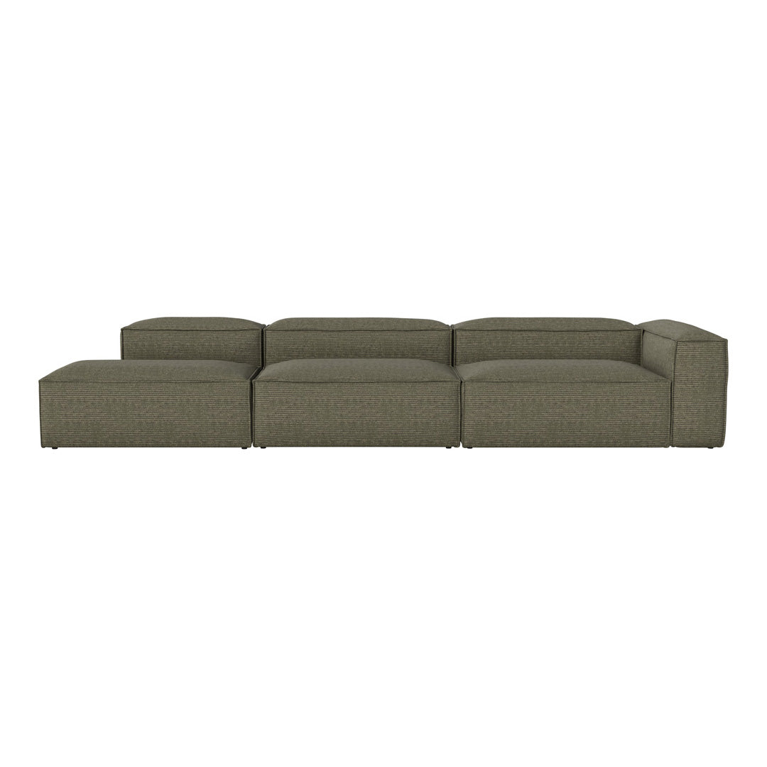 Cosima 3-Seater Sofa with Open End - Modern Living Room Furniture for Small Spaces | Perfect for Apartments, Studios & Cozy Home Decor