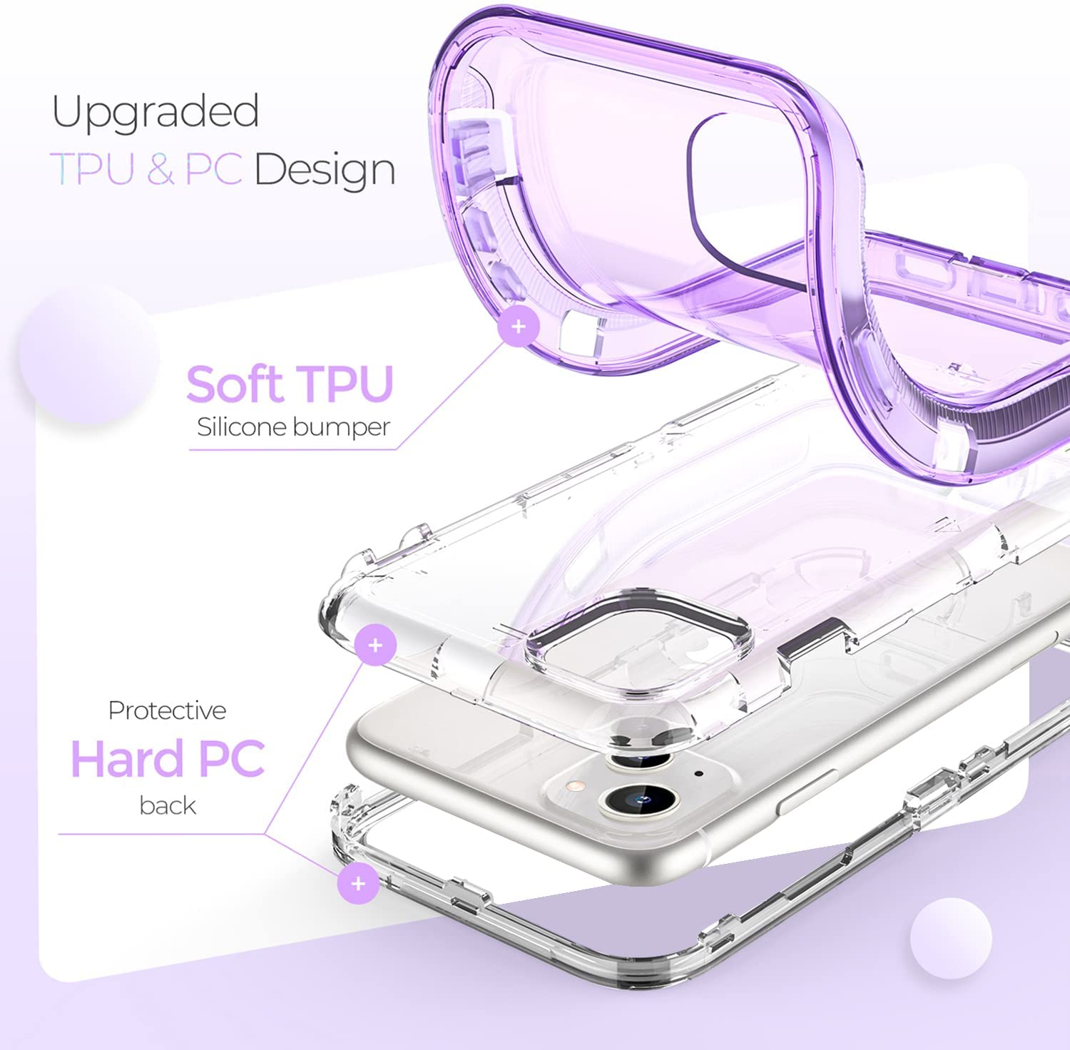 Shockproof Clear Case for iPhone 13 Mini & iPhone 12 Mini - Heavy Duty Anti-Drop Protection - Perfect for Outdoor Activities & Daily Use