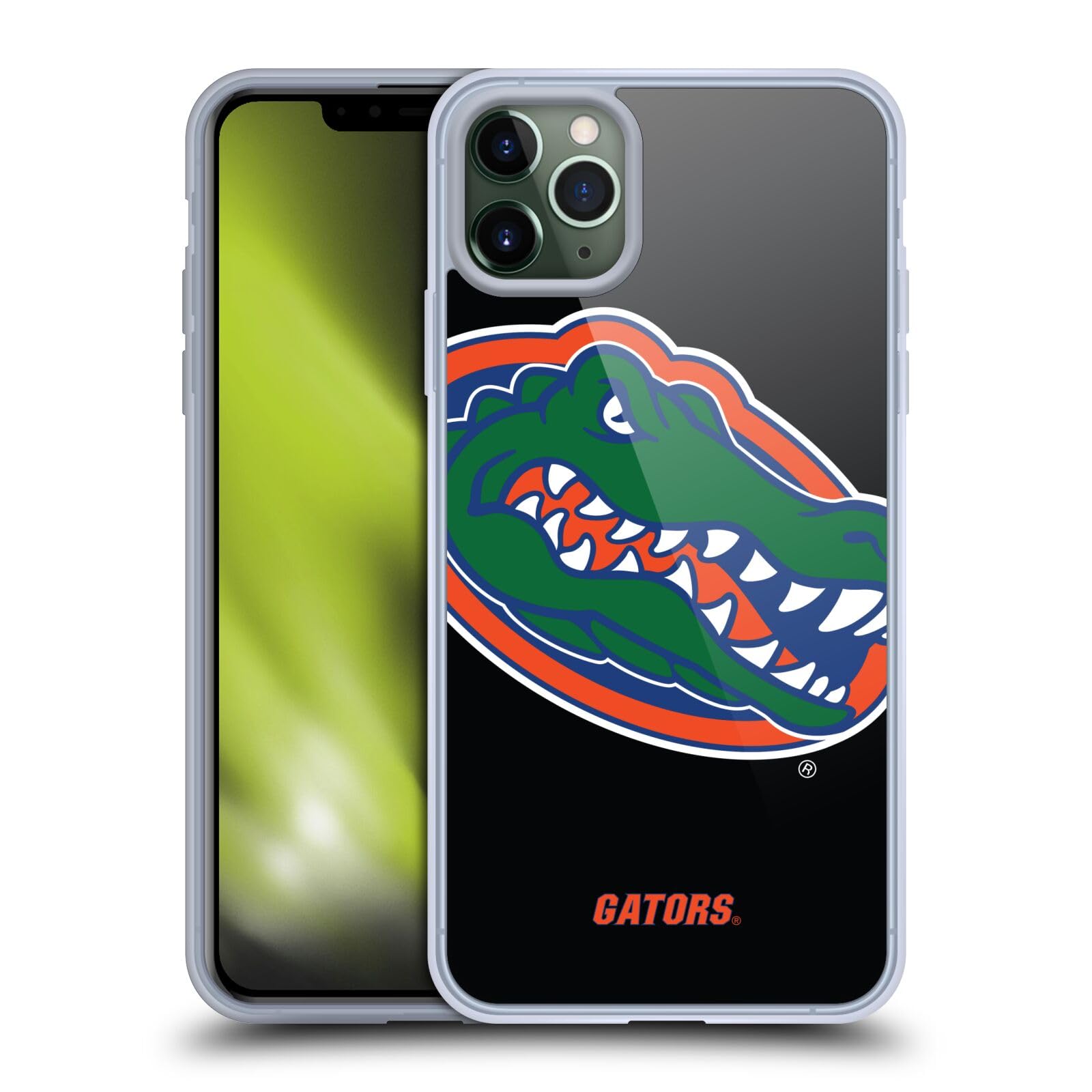 Officially Licensed University of Florida UF Oversized Icon Soft Gel Phone Case - Compatible with Apple iPhone 11 Pro Max - Durable Protection for School, Game Day & Everyday Use