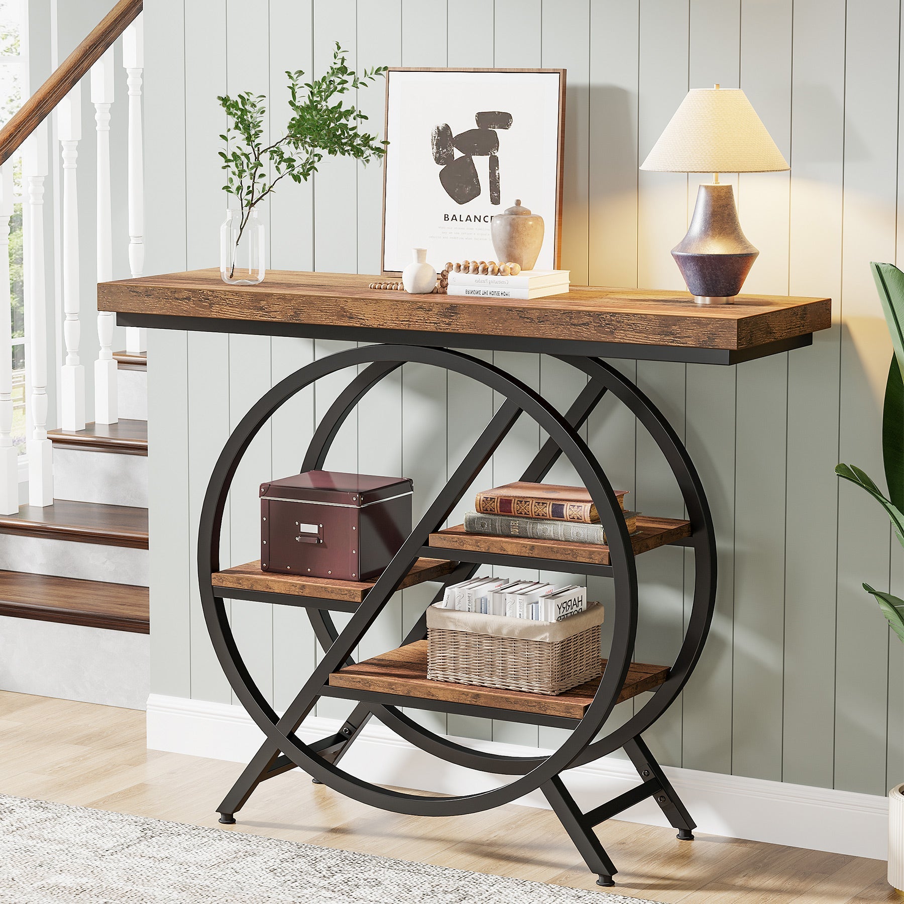 4 Tier Console Table, 39.4