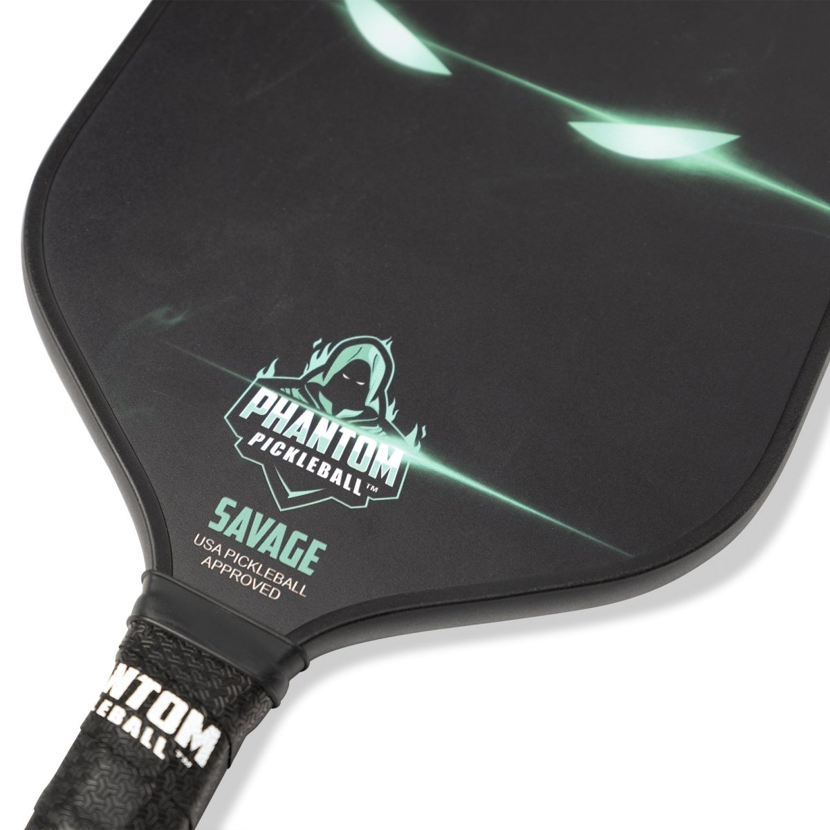 Phantom Savage Pickleball Paddle - Premium Carbon Fiber Pickleball Racket with Comfort Grip | Perfect for Indoor & Outdoor Court Games, Tournaments & Recreational Play