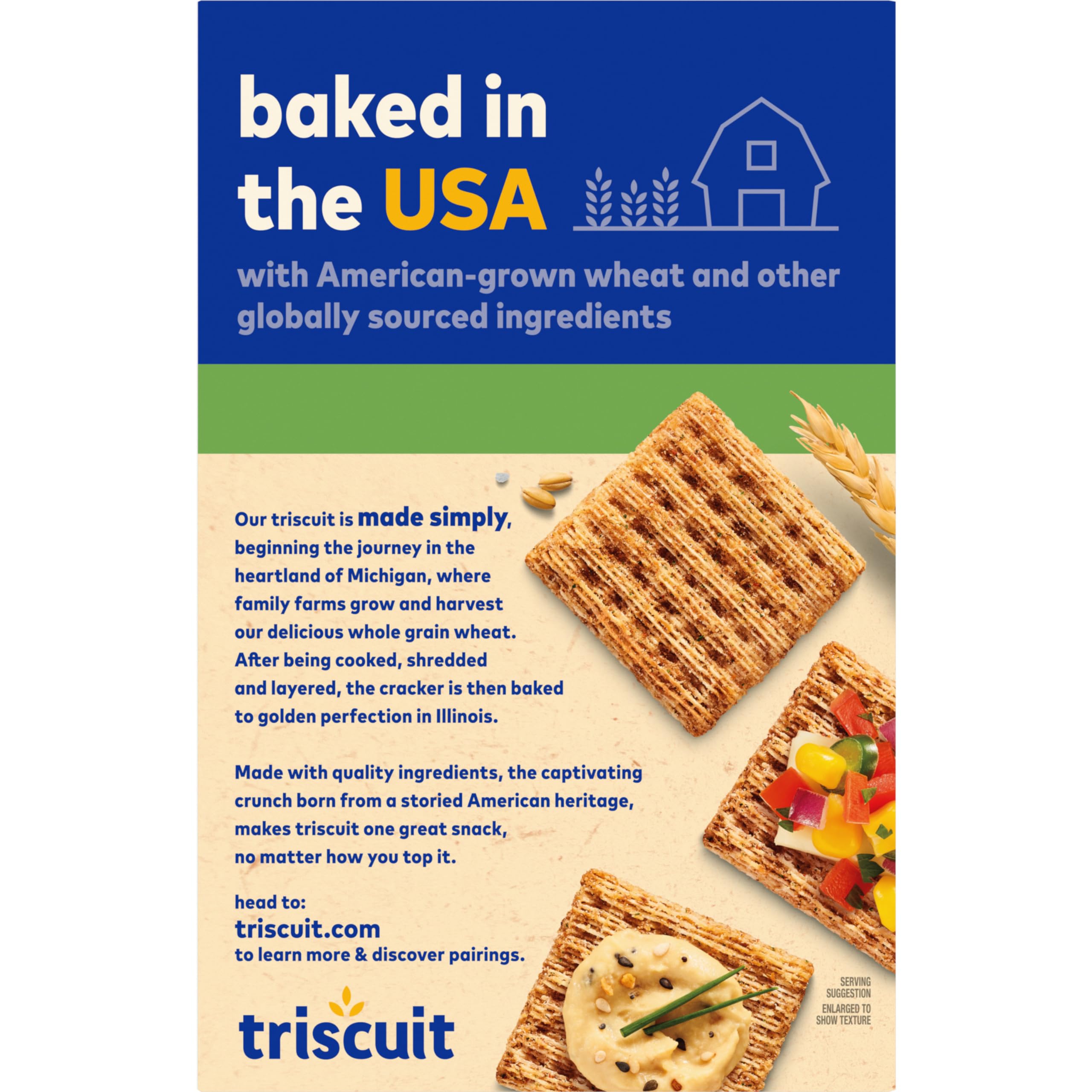 Triscuit Avocado, Cilantro & Lime Whole Grain Wheat Crackers - Healthy Lunch Snacks, Bulk Pack of 6 (8.5 oz Boxes) - Perfect for Office, School & On-the-Go Snacking
