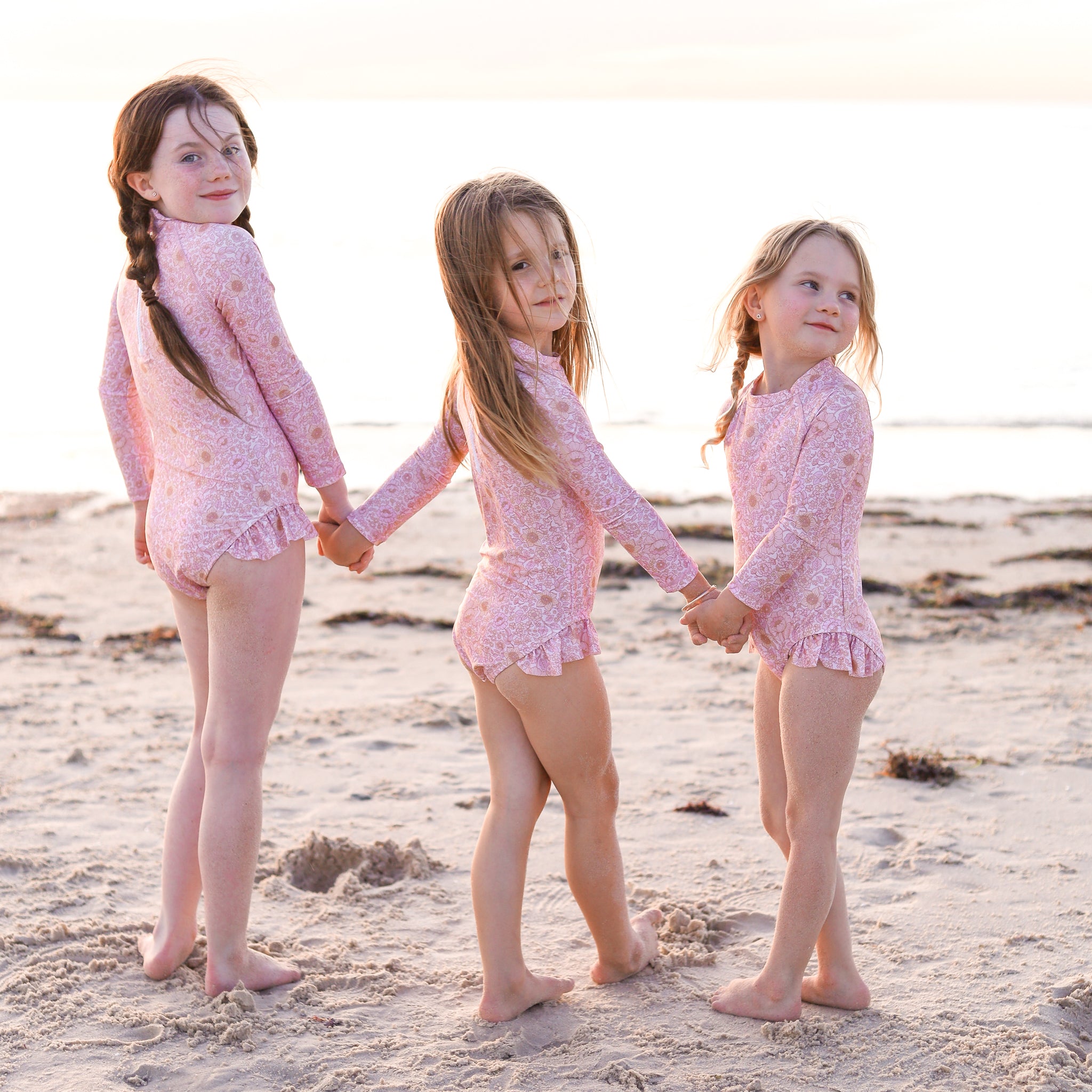 Long Sleeve Swimsuit for Women - UPF 50+ Sun Protection, Goldie Design | Beach, Pool & Water Sports Wear