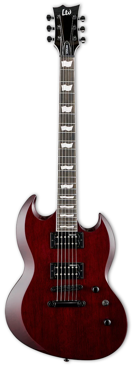 ESP LTD Viper-256 Electric Guitar - See Thru Black Cherry Finish | Professional Solid-Body Guitar for Rock, Metal & Stage Performance