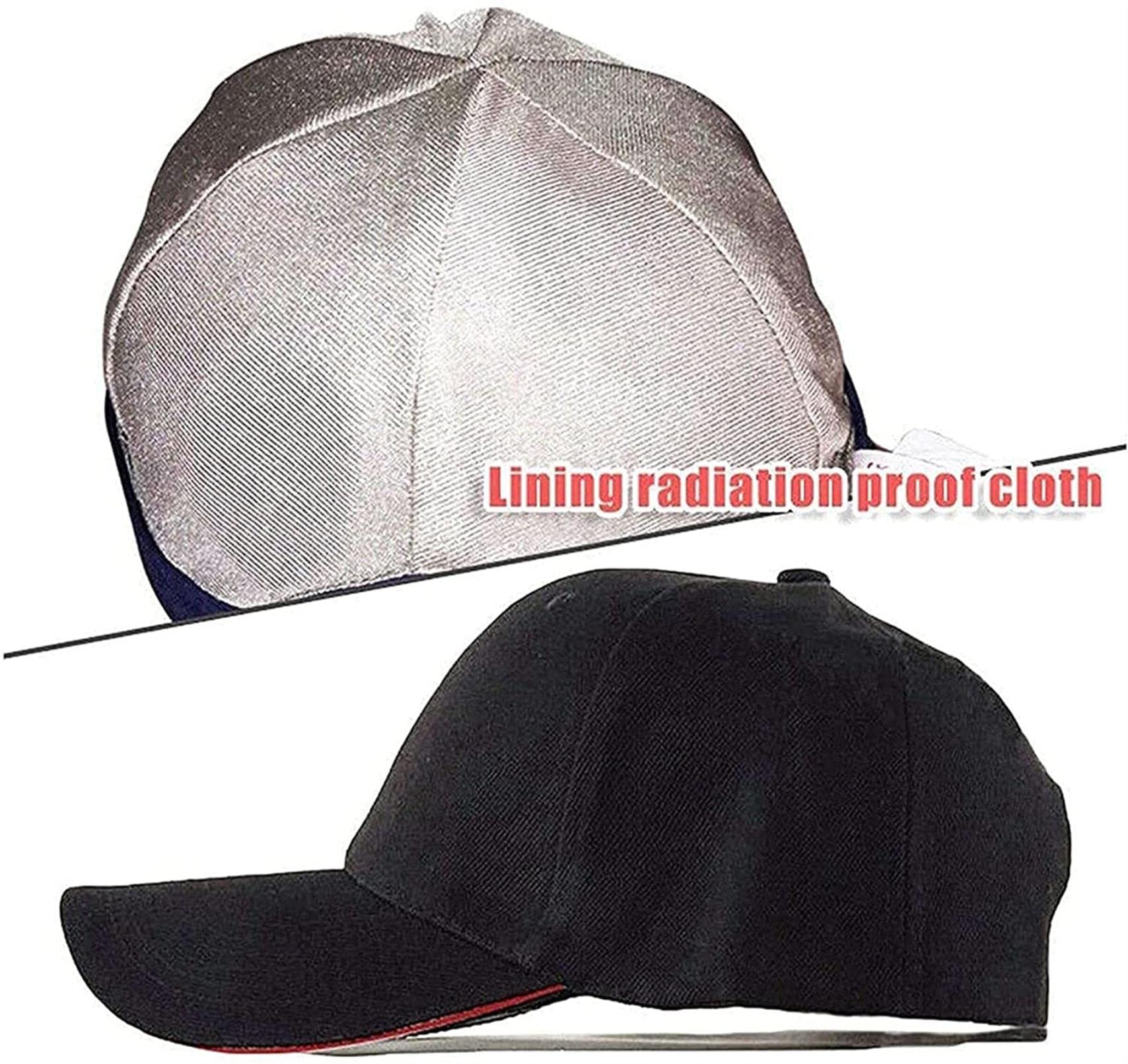 5G 4G EMF Radiation Protection Cap - Anti-RFID Shielding Hat for Cell Towers & WiFi - One Size Fits All (Black) - Perfect for Travel, Work & Daily Radiation Protection