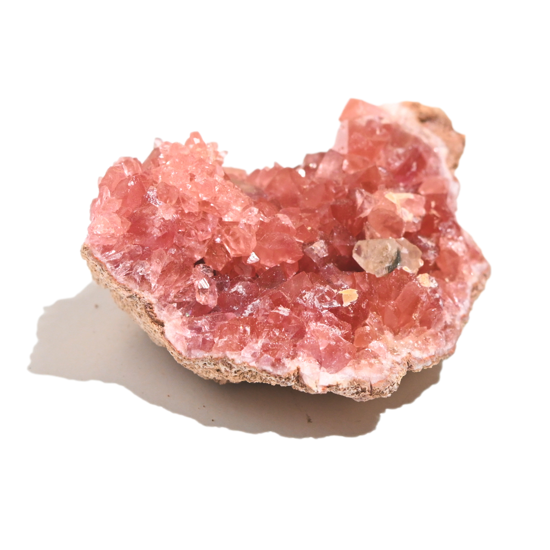 Natural Pink Amethyst Geode Crystal Cluster - Healing Stone for Home Decor, Meditation & Spiritual Gifts | Perfect for Office Desk, Yoga Space & Energy Healing