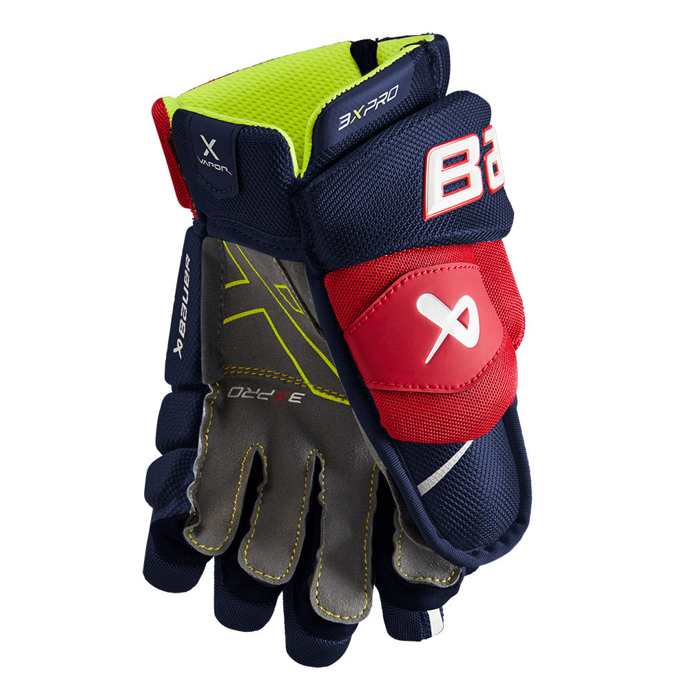Bauer Vapor 3X Pro Junior Ice Hockey Gloves - Youth Protective Gear for Ice Skating & Hockey Training - Perfect for Games, Practices & Winter Sports