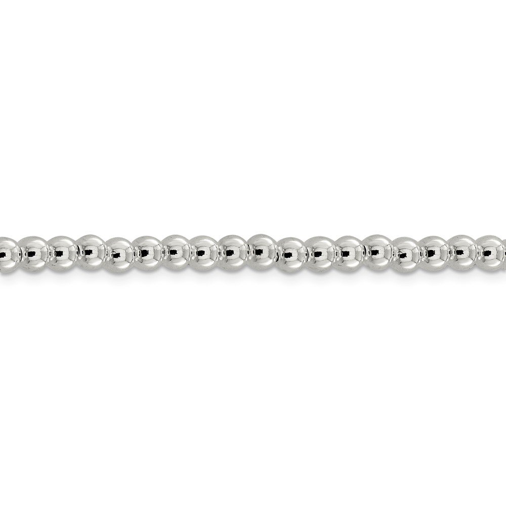 925 Sterling Silver 5mm Beaded Box Chain Necklace with Secure Lobster Clasp - Elegant Jewelry Gift for Women, Perfect for Everyday Wear, Parties & Special Occasions