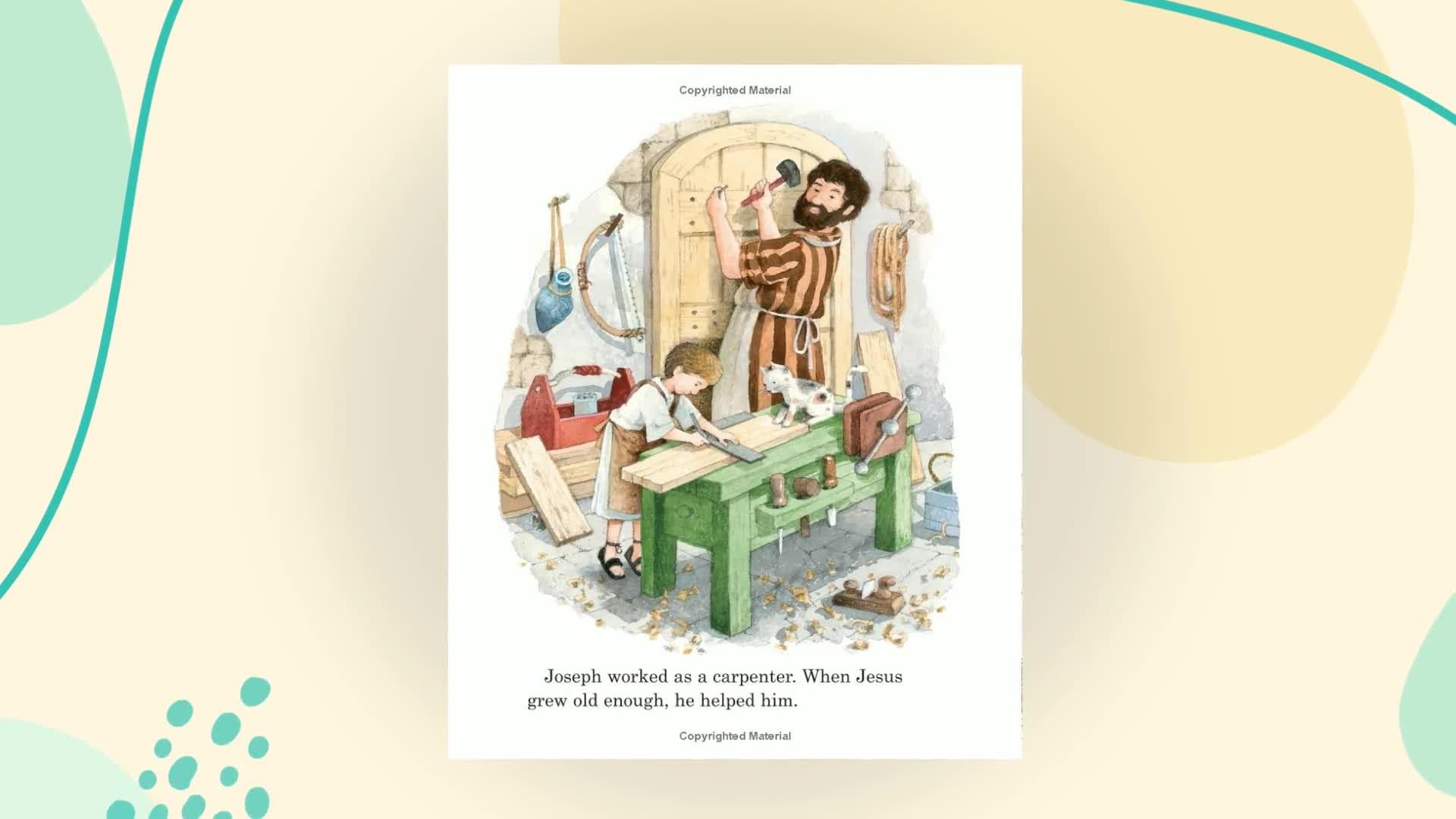 The Story of Jesus: Christian Children's Book - Little Golden Book for Bedtime Stories & Sunday School Lessons