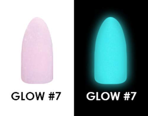 Chisel Dip Powder Glow - 2 Oz (Glow 07 - CHG07) | Professional Nail Art Kit for Salon & Home Manicure | Long-Lasting & Easy to Apply Nail Powder for Stunning Glow Effect