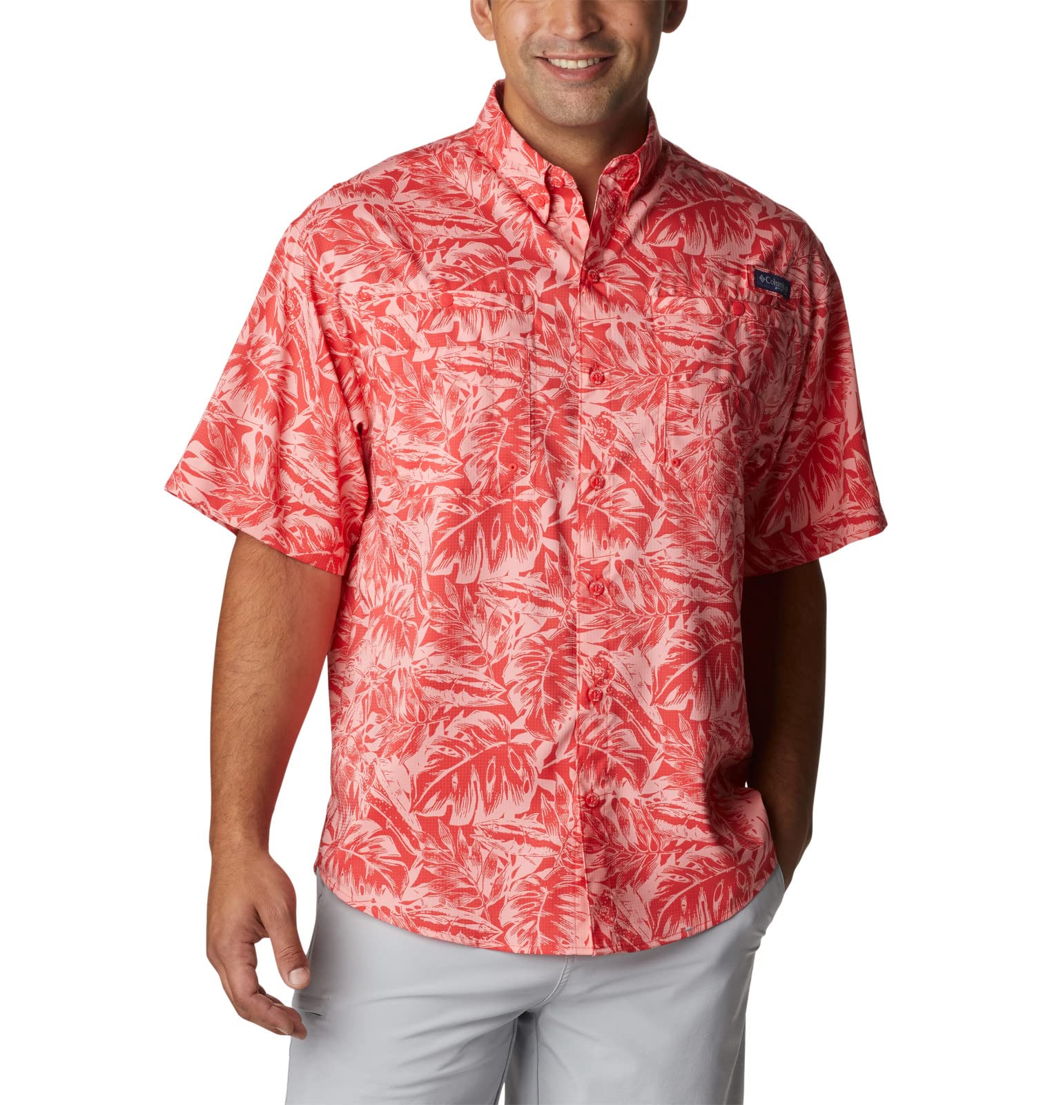 Columbia Men's Super Tamiami Short Sleeve Shirt - Lightweight, Quick-Dry Performance Shirt for Hiking, Camping & Outdoor Adventures