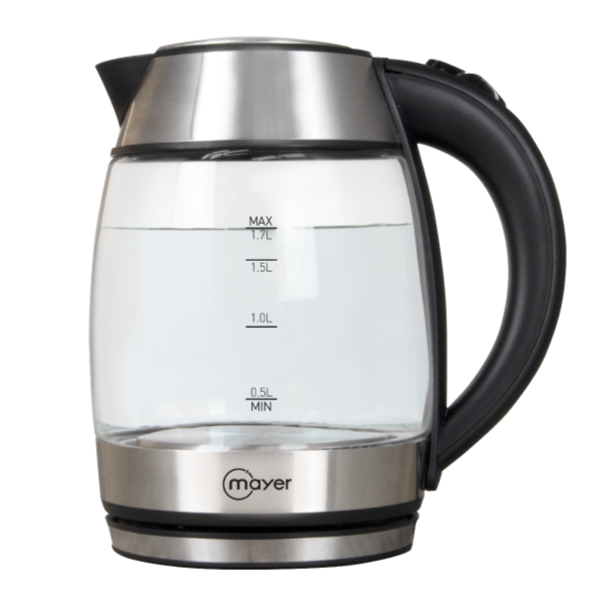 MMEKG170 1.7L Electric Glass Kettle - Fast Boiling, Auto Shut-Off, BPA-Free - Perfect for Home, Office & Tea Lovers