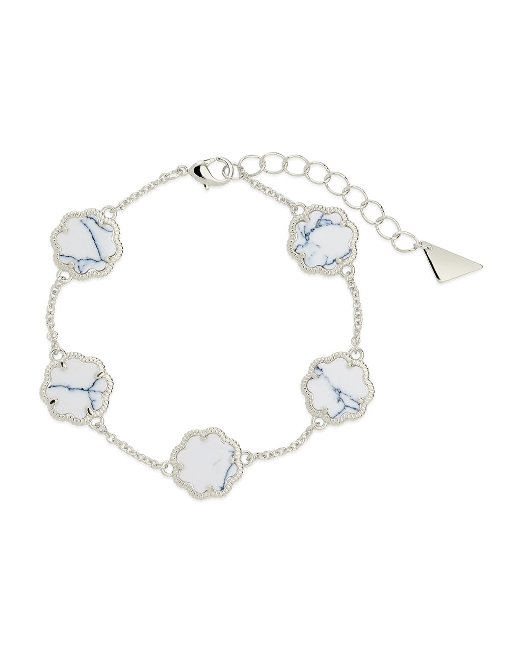 Rose Petal Station Bracelet for Women - Dainty Floral Charm Adjustable Bangle for Everyday Wear, Gift for Her, Wedding, Anniversary & Special Occasions