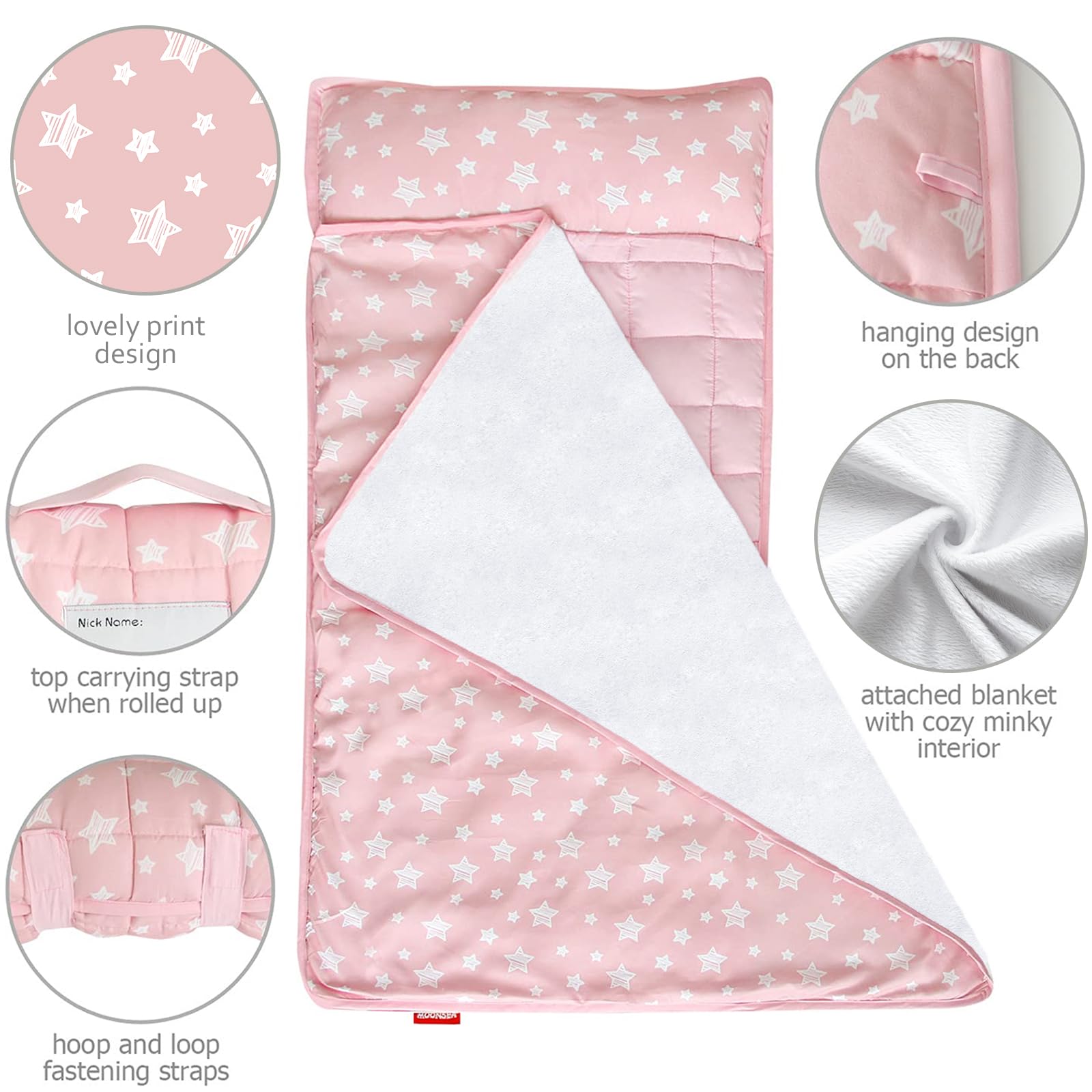 Best Toddler Nap Mat for Daycare & Preschool - Soft, Portable & Washable Sleeping Pad for Kids - Perfect for Naptime, Travel & Sleepovers