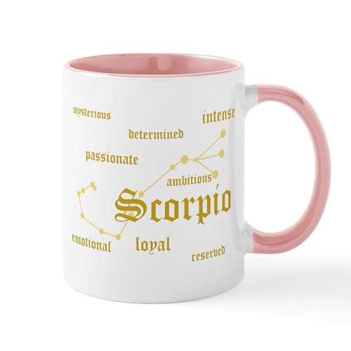 White/Pink Inside - Scorpio Mug