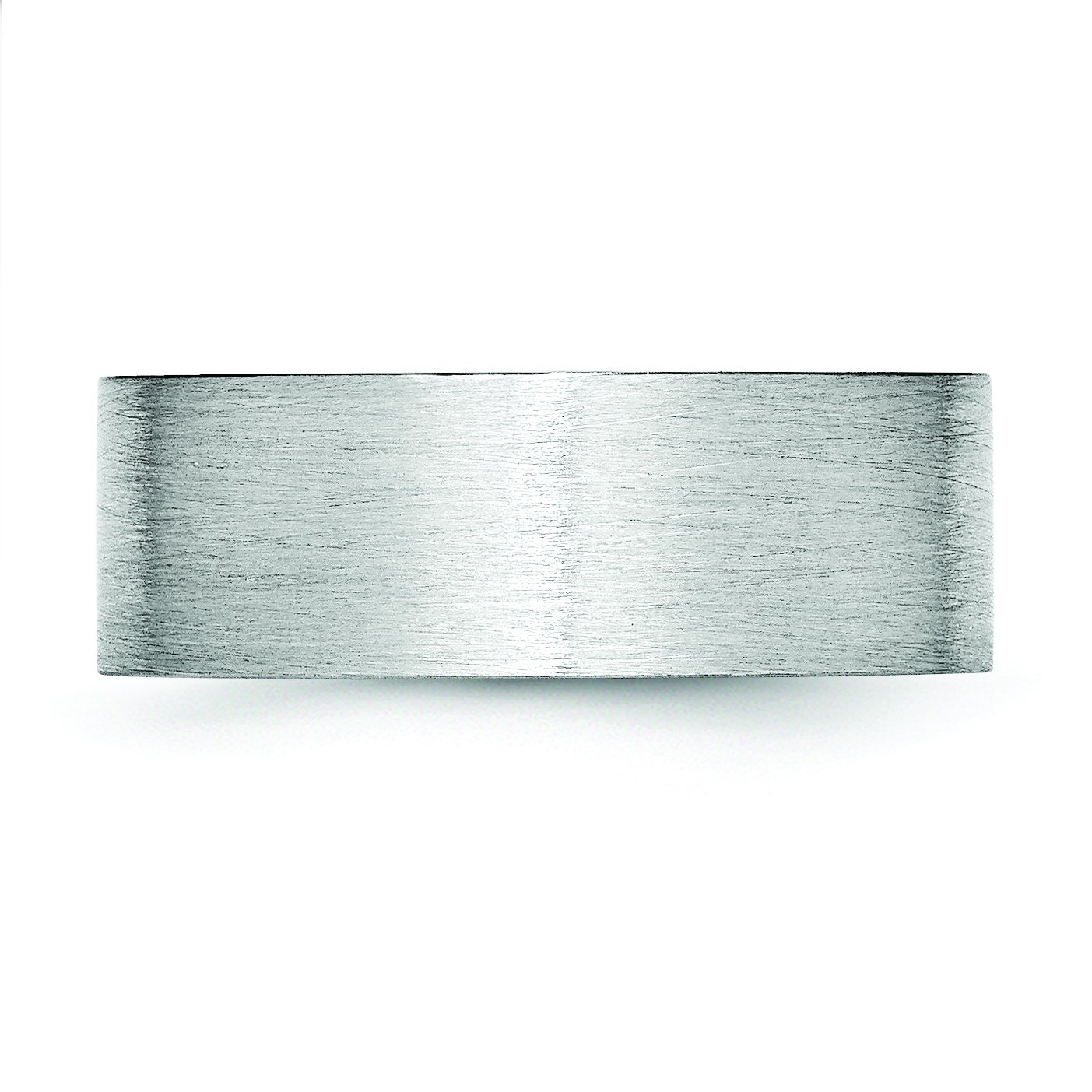 8mm Cobalt Flat Satin Wedding Band Ring for Men - Perfect for Weddings, Anniversaries & Everyday Wear