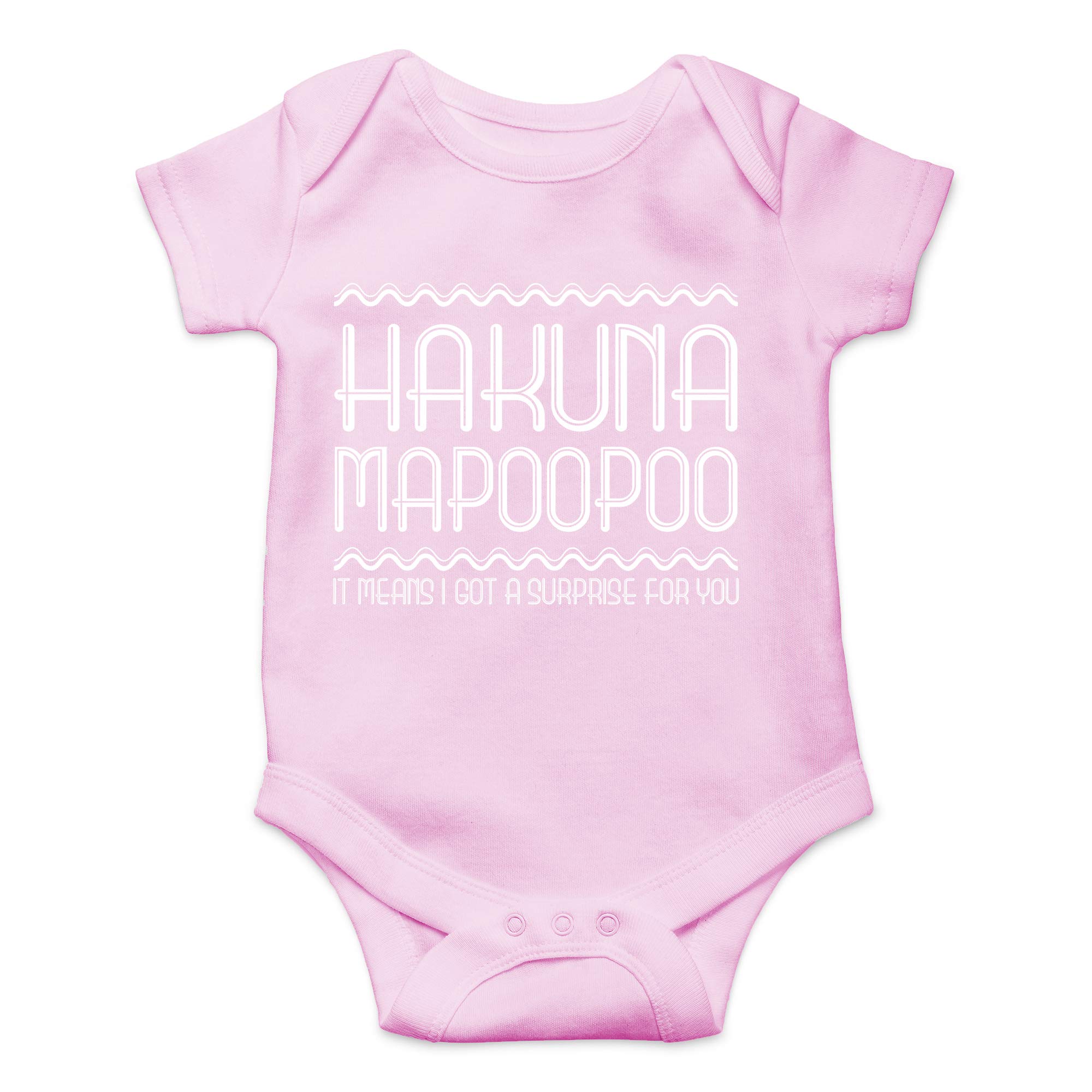 Funny Hakuna Mapoopoo Baby Bodysuit Outfits for Newborn Boys & Girls - Soft Cotton Infant Onesies - Perfect for Photo Shoots, Birthday Gifts & Everyday Wear
