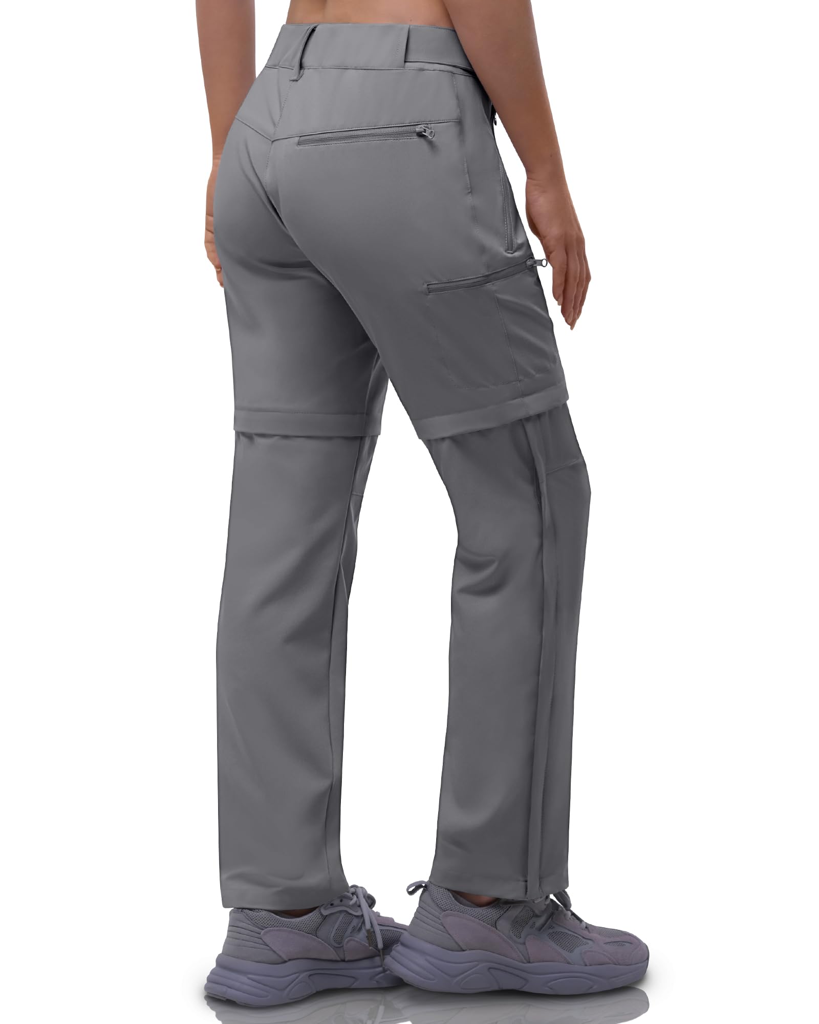 Outdoor Ventures Women's Convertible Hiking Pants - Quick Dry, Lightweight Stretch Zip-Off Cargo Pants for Travel, Camping & Outdoor Adventures