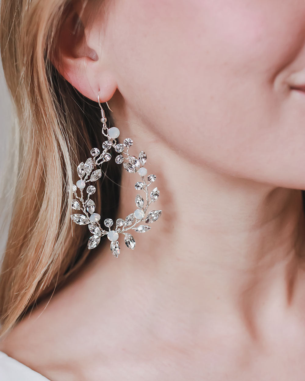 Lexie Floral Statement Earrings for Women | Elegant Dangle Drop Earrings | Perfect for Weddings, Parties & Special Occasions