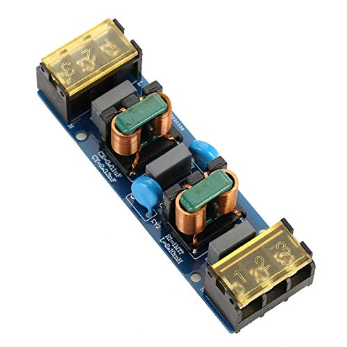 25A EMI High Frequency Two-Stage Power Low-Pass Filter Board - Power Supply Filtering Module for Stable Voltage Regulation | Perfect for Audio Equipment, Industrial Machinery & Renewable Energy Systems