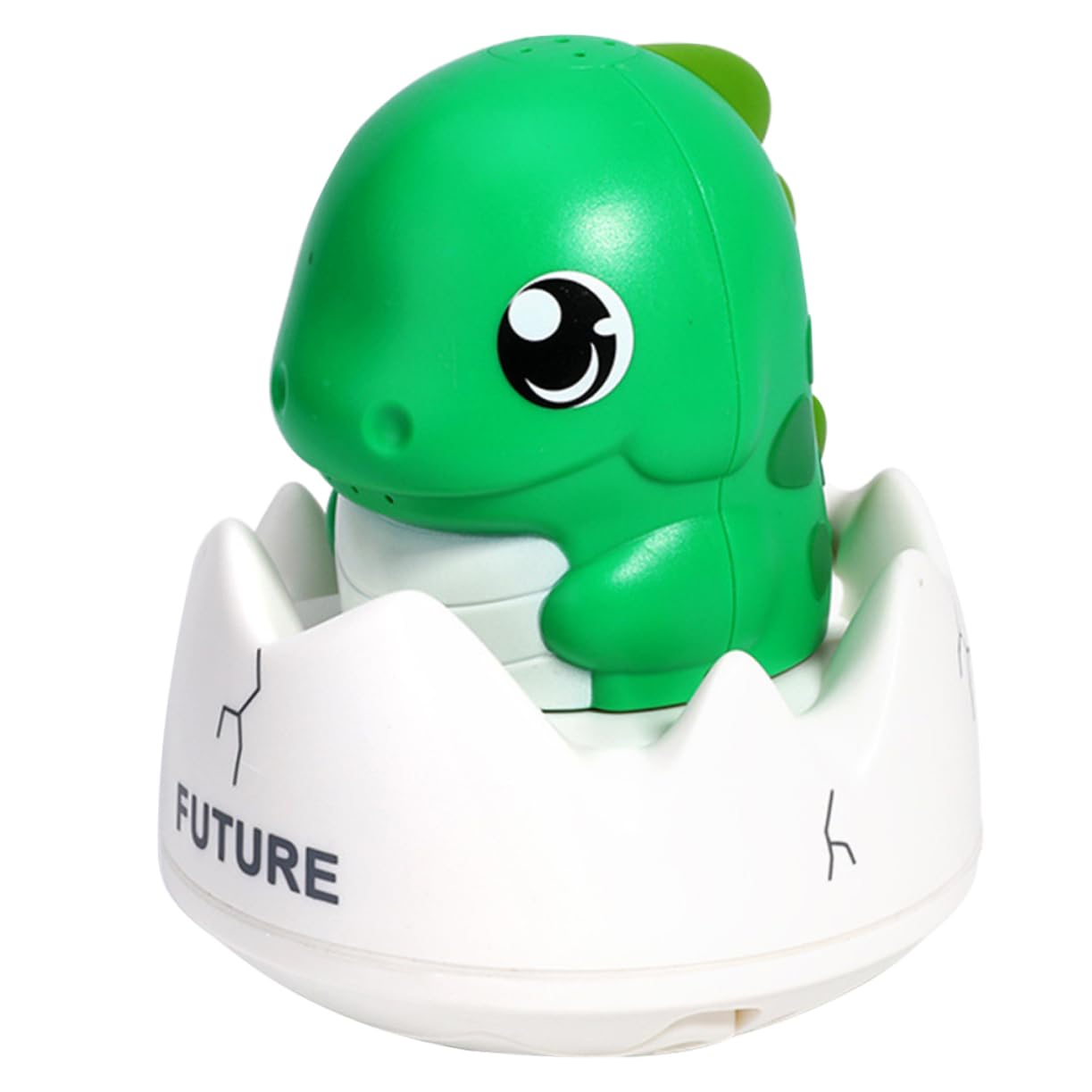 VICASKY 2 Pack Glow in The Dark Dinosaur Bath Toys - LED Light Up Floating Bathtub Toys for Kids, Fun Bath Time & Pool Play (Green Plastic) - Perfect for Toddlers, Sensory Play & Nighttime Bath Adventures