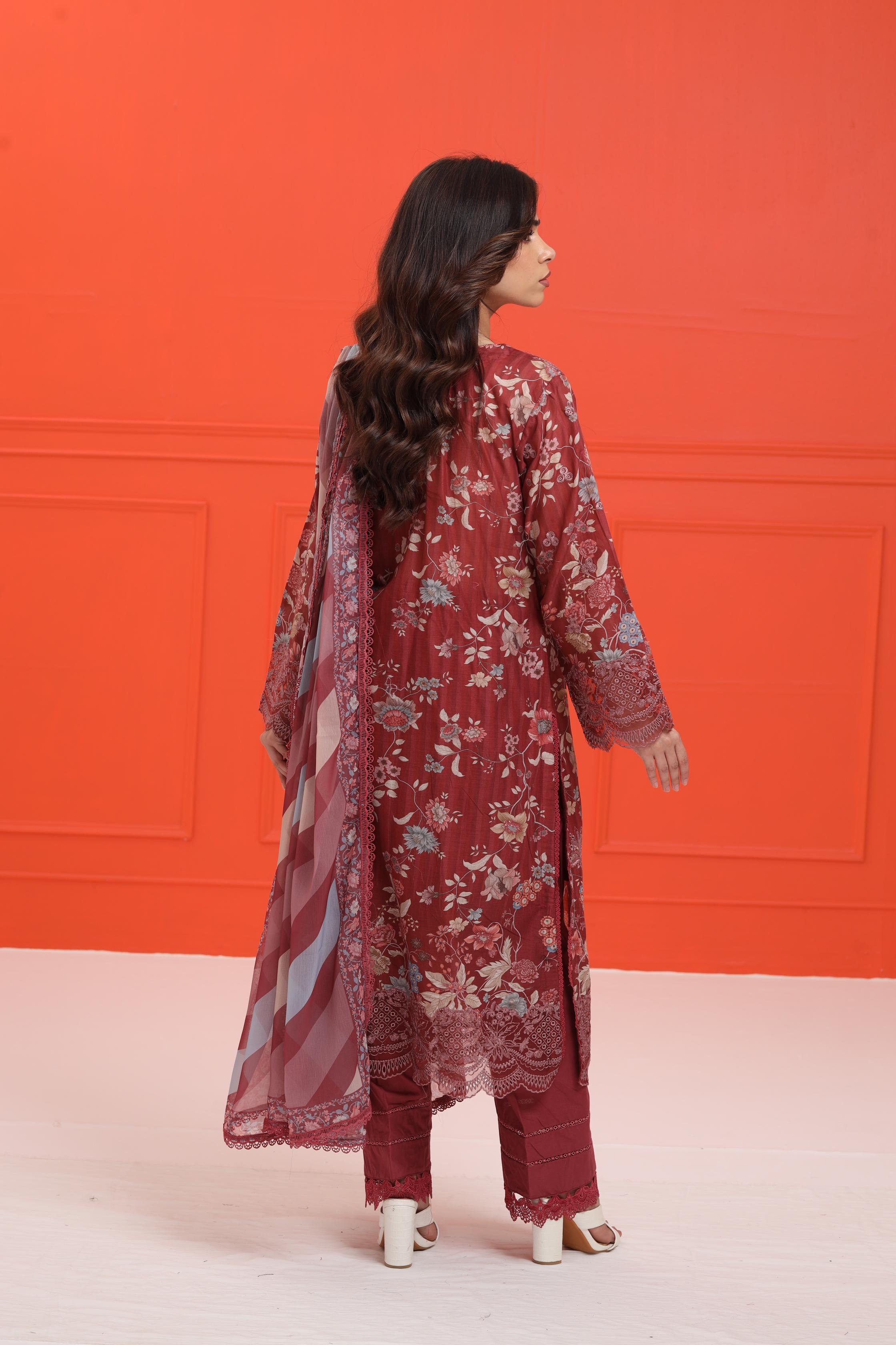 Azara B Afrozeh Damask Holiday Edit '25 Stitched - Elegant Home Decor for Christmas, Thanksgiving & Special Occasions