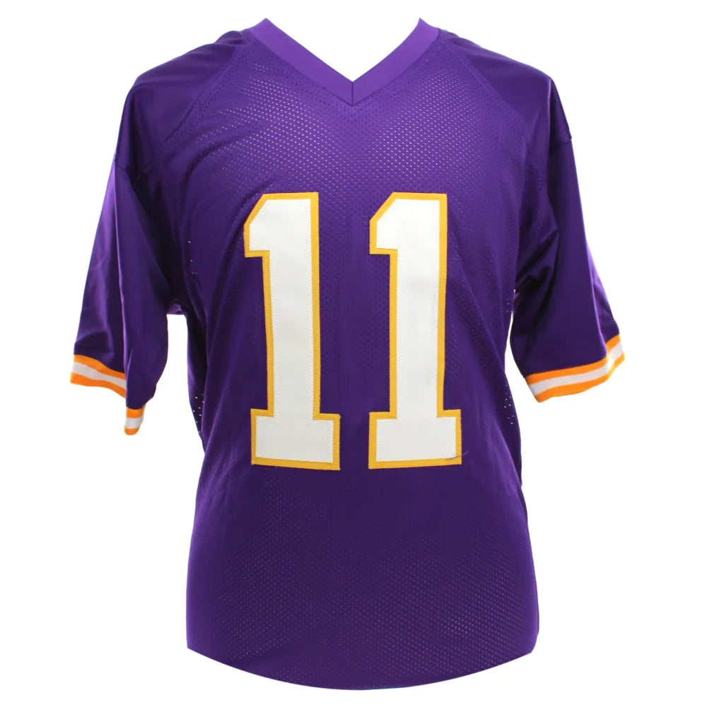 Authentic Dante Culpepper Autographed Minnesota Vikings Purple Jersey with BAS COA - Signed NFL Memorabilia for Collectors & Vikings Fans - Perfect for Display, Gifts & Sports Memorabilia Collections