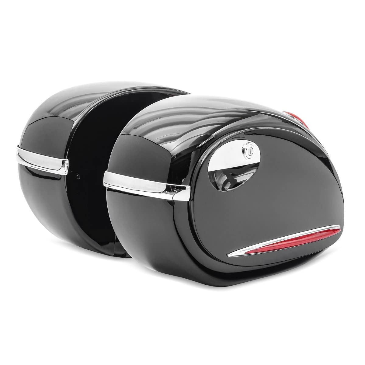 Alabama 33L Hard Saddlebags for Cruiser Classic CB43404 - Durable Motorcycle Luggage for Touring & Daily Commuting