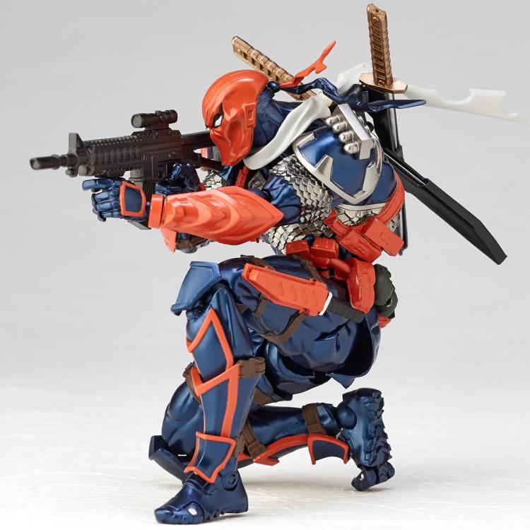 Amazing Yamaguchi Revoltech No. 011 Deathstroke Action Figure - Premium Collectible for DC Comics Fans & Display Showcase