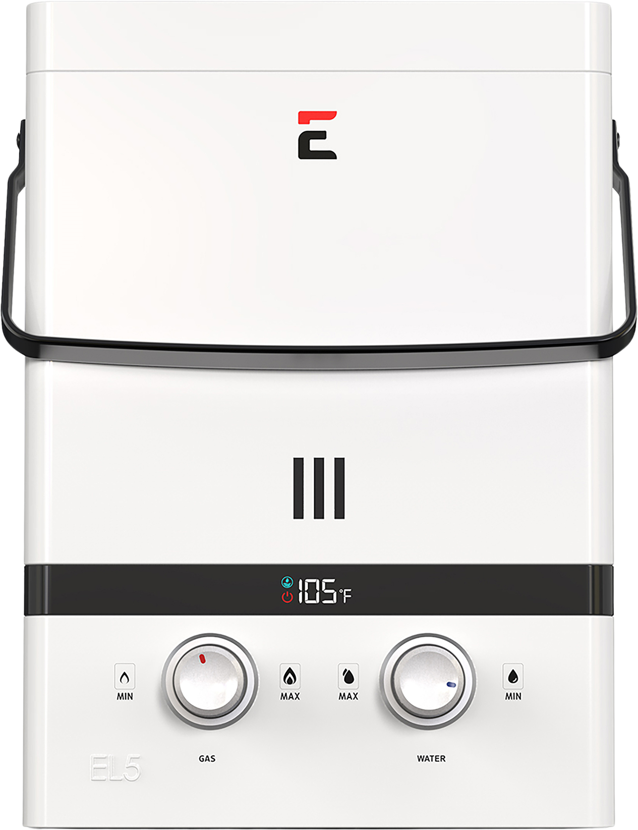 Eccotemp EL5 Luxe Tankless Water Heater - 1.5 GPM Outdoor Propane Water Heater for Camping, RV & Off-Grid Living (80 PSI, Open Box)