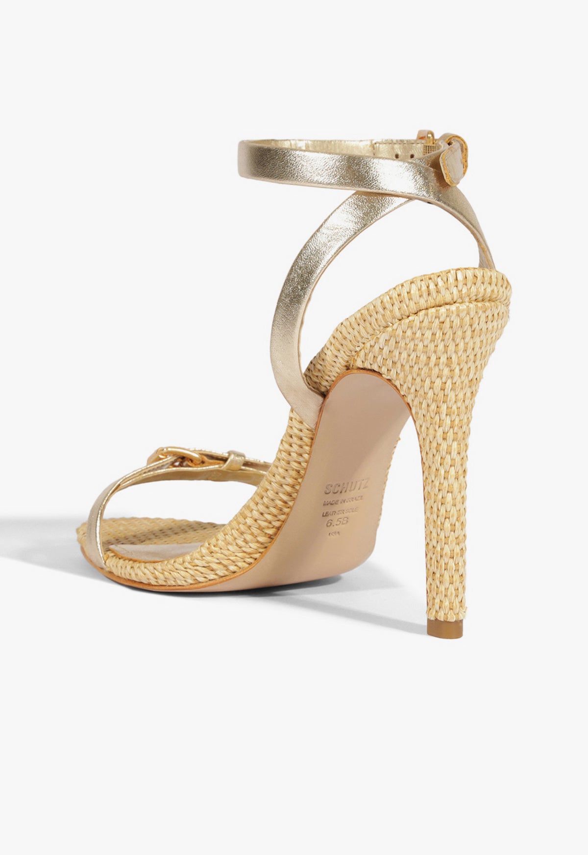 Aurora Metallic Nappa Leather Sandals with 2.5 Inch Heel - Women's High Heel Dress Sandals for Party, Wedding & Evening Wear - Style S0138717160013
