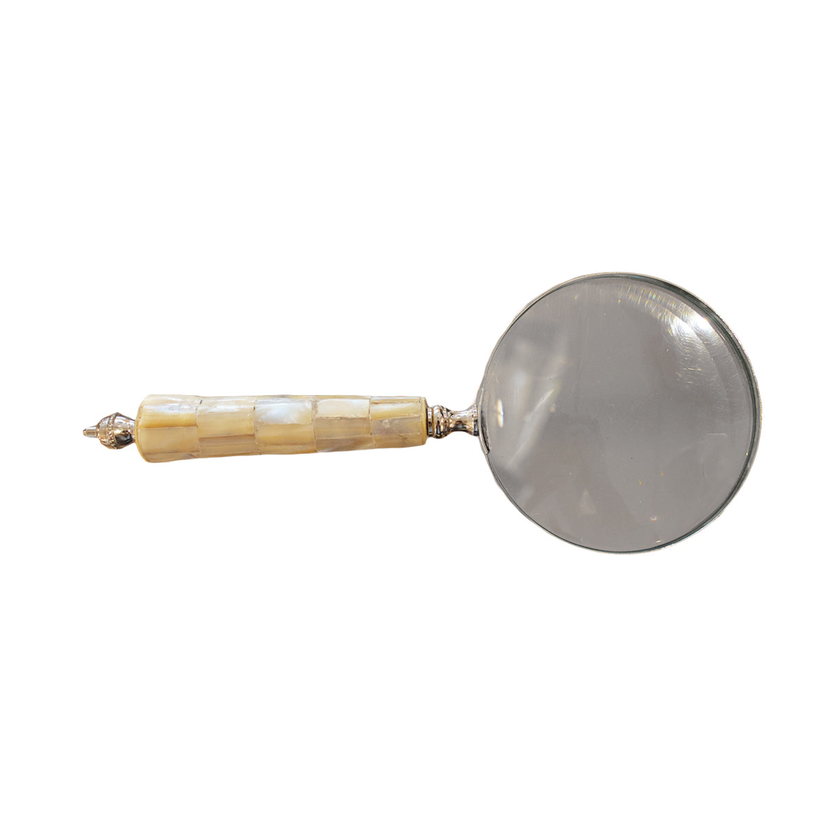 Natural Shell Magnifying Glass - Handmade Seashell Magnifier for Reading, Jewelry Appraisal & Coin Collection - Perfect for Beach Lovers & Nature Enthusiasts