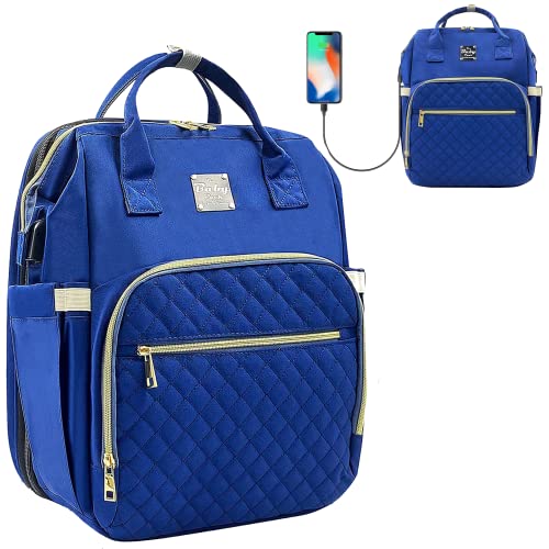 **Multifunctional Baby Diaper Backpack with Portable Bassinet & USB Charging Port - Waterproof Travel Diaper Bag with Changing Station for Newborns | Perfect for Air Travel, Road Trips & Outdoor Adventures**