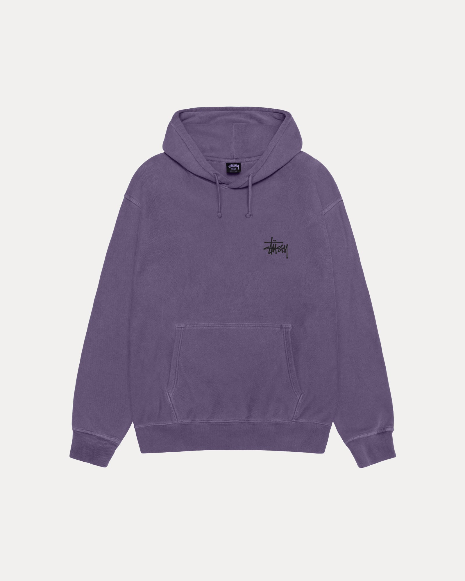 Stüssy Pigment Dyed Basic Hoodie for Men & Women - Streetwear Essential for Casual & Urban Fashion