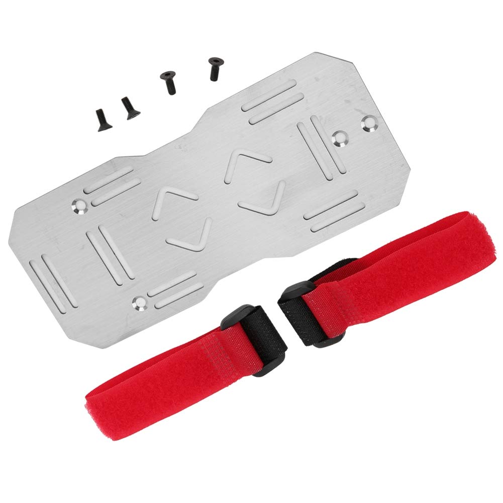 RC Metal Battery Mounting Plate Tray for G63 RC Crawler - Durable Aluminum Alloy Battery Holder for Off-Road RC Vehicles - Perfect for Rock Crawling, Trail Driving & RC Car Upgrades