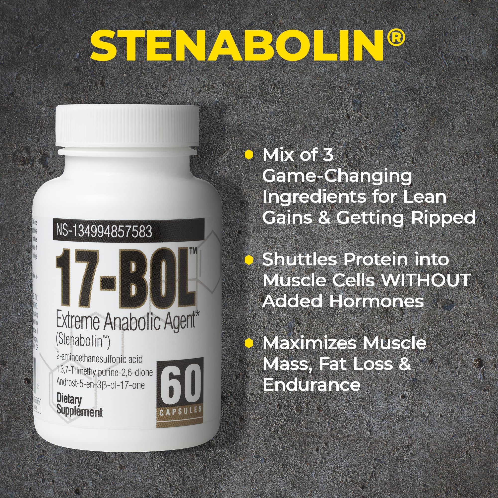 Mass Stack Bundle: M1-BOL & 17-BOL Extreme Anabolic Supplements for Muscle Growth, Recovery, Endurance, Fat Loss, Protein Synthesis & Testosterone Boost – Vegan, 1 Pack Each (30-Day Supply) | Pre-Workout & Post-Workout Supplement for Athletes & Bodybuilders