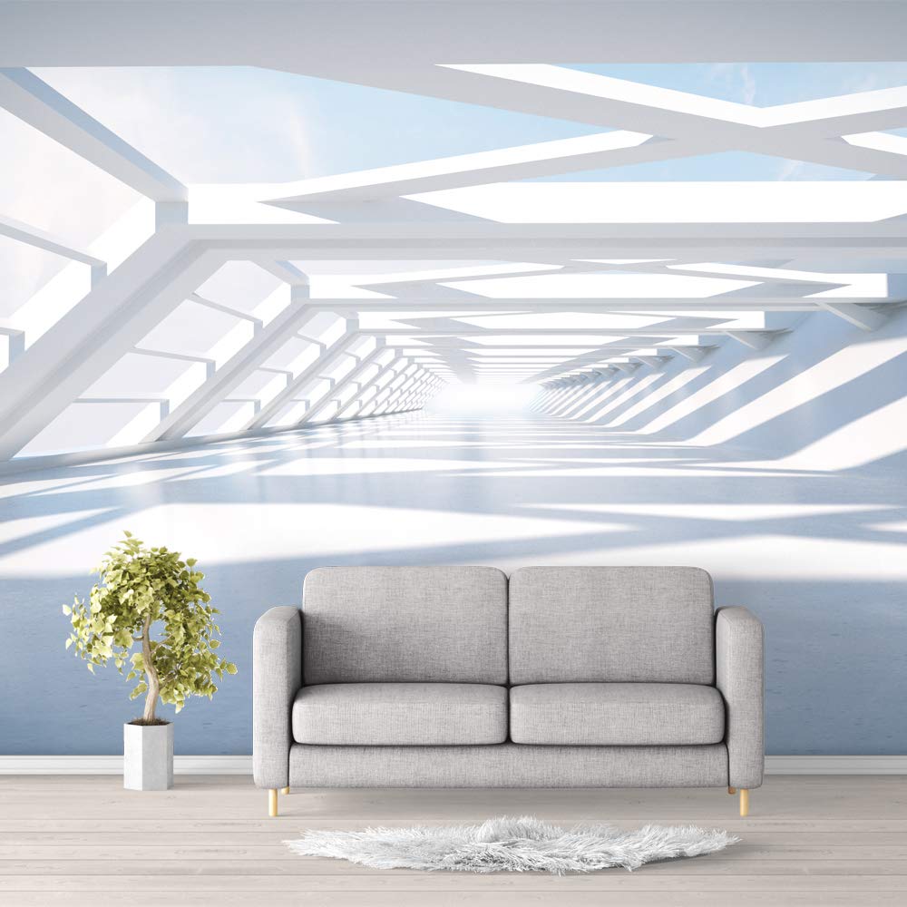 IDEA4WALL Snowflake Wall Murals - Large Removable Peel and Stick Wallpaper (100x144 inches) - Perfect for Bedroom Decor, Nursery, Living Room & Office Wall Stickers