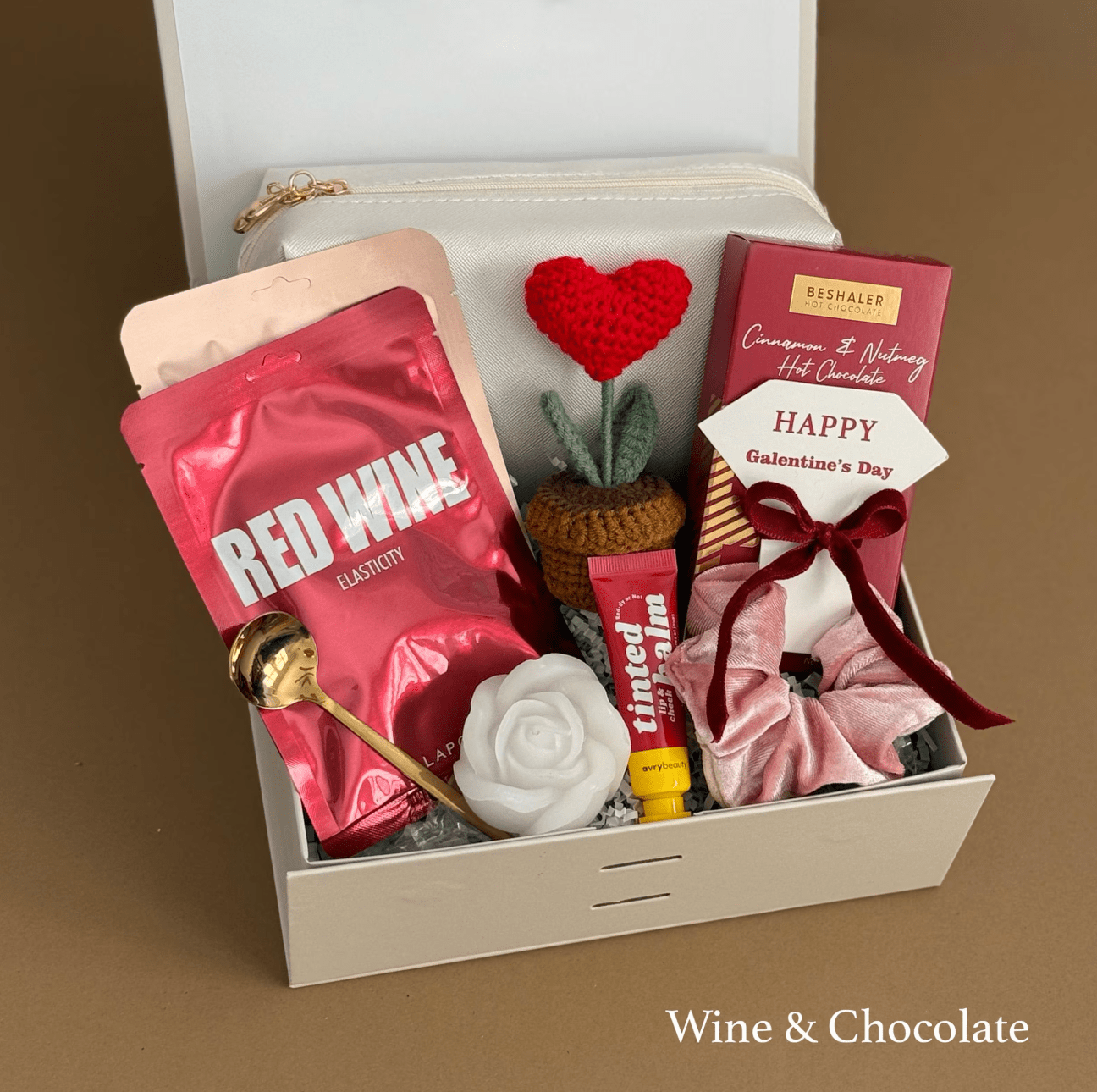 Personalized Valentine's Day Spa Gift Basket for Women - Luxury Self Care Package with Bath Bombs, Candles & More | Perfect Gift for Girlfriend, Wife or Loved One | Relaxing Home Spa Night & Romantic Date Night Gift Idea