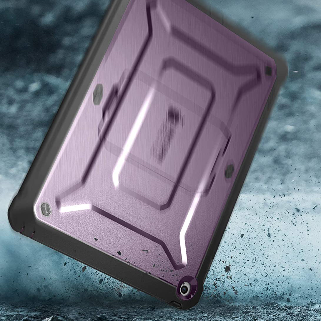10.2 Inch iPad Unicorn Beetle PRO Rugged Case - Shockproof & Drop Protection - Metallic Purple - Perfect for Outdoor, Construction & Extreme Sports Use