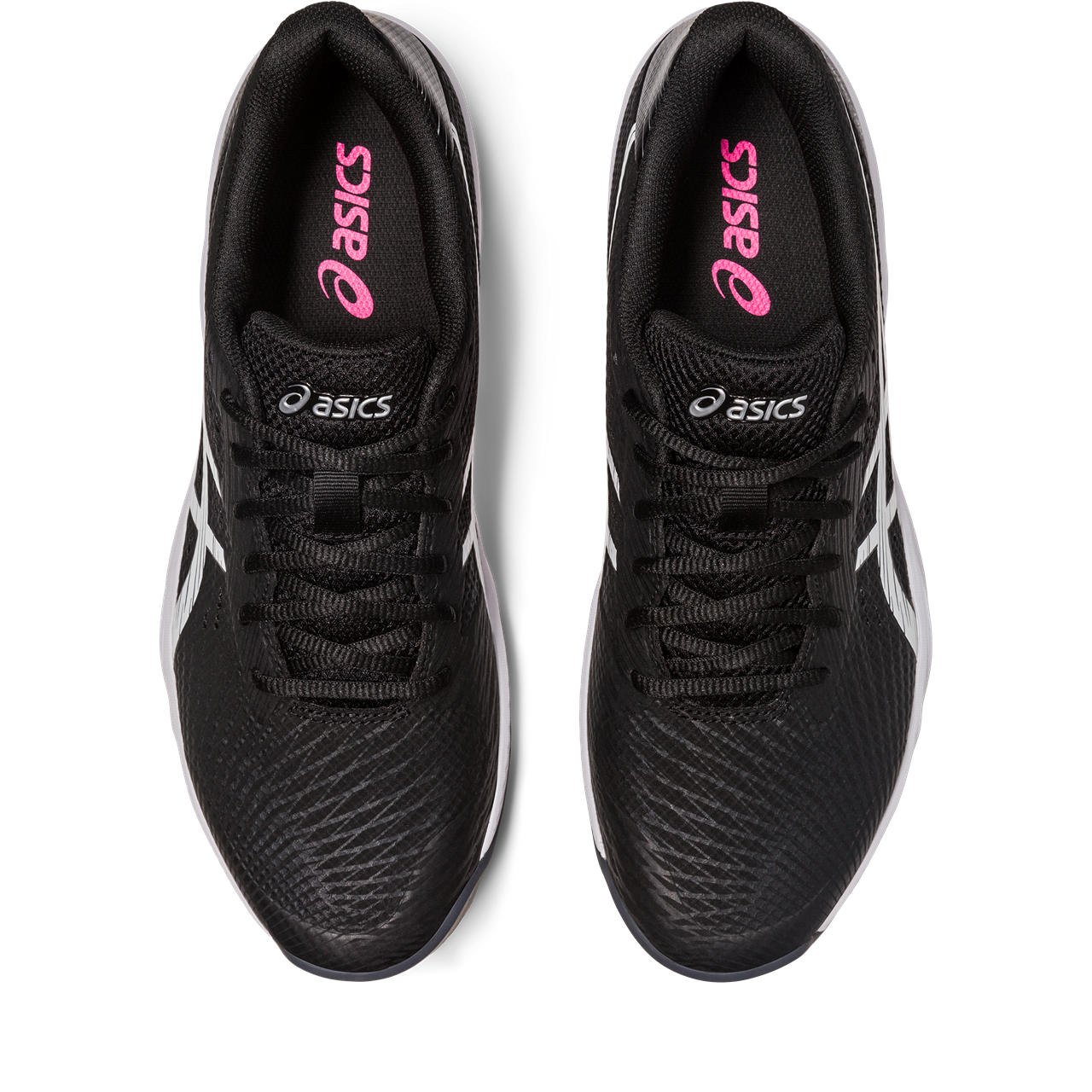 ASICS Gel-Game 9 Men's Tennis Shoes - Black/Pink | High-Performance Court Shoes for Competitive Play & Training | Perfect for Hard Courts & Indoor Tennis Matches