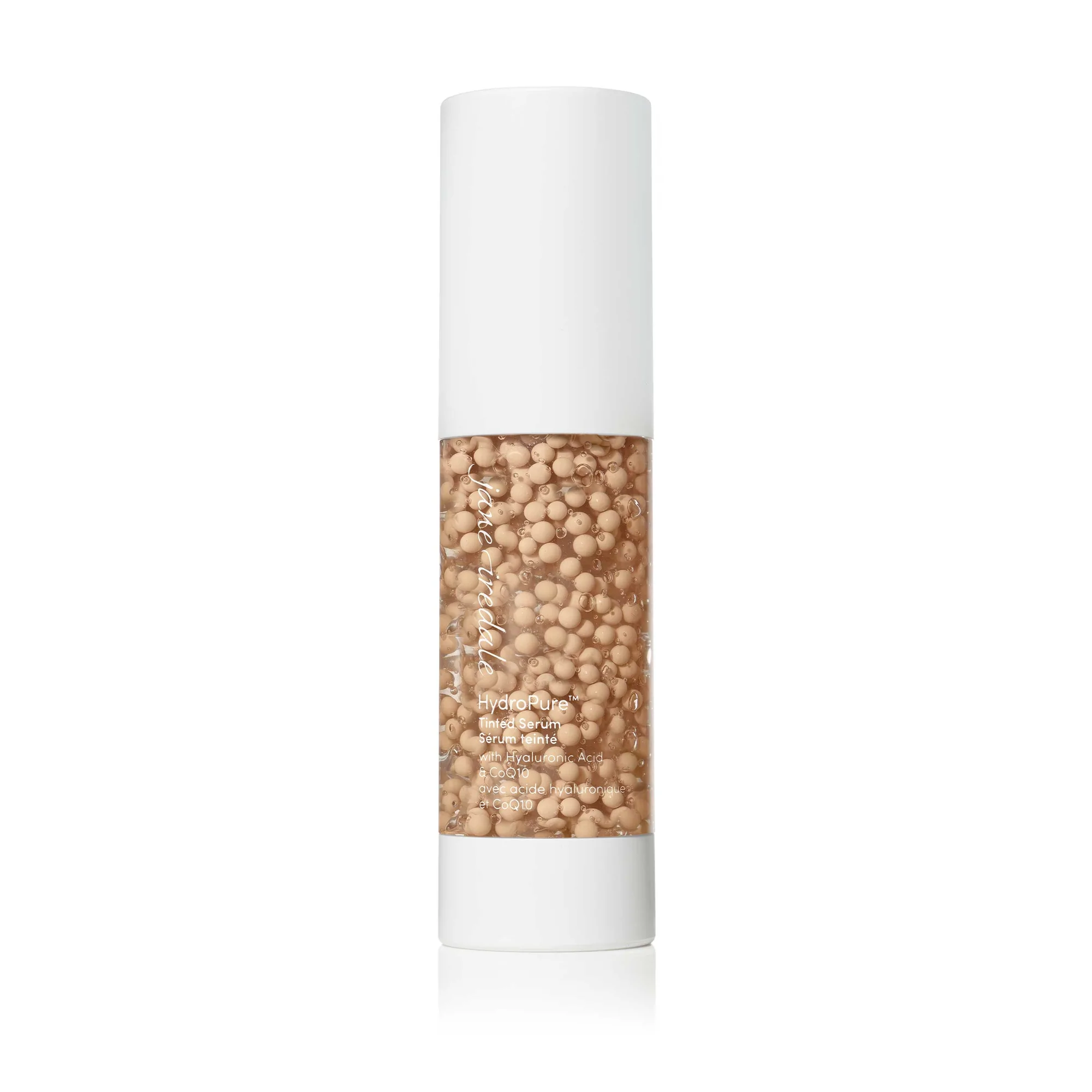 Jane Iredale HydroPure Tinted Serum with Hyaluronic Acid & CoQ10 - Hydrating, Anti-Aging Face Makeup for Dry Skin | Perfect for Daily Wear & Special Occasions