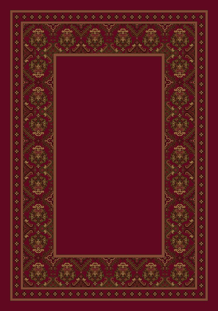 Turkoman Brick Design Runner Rug 2'4