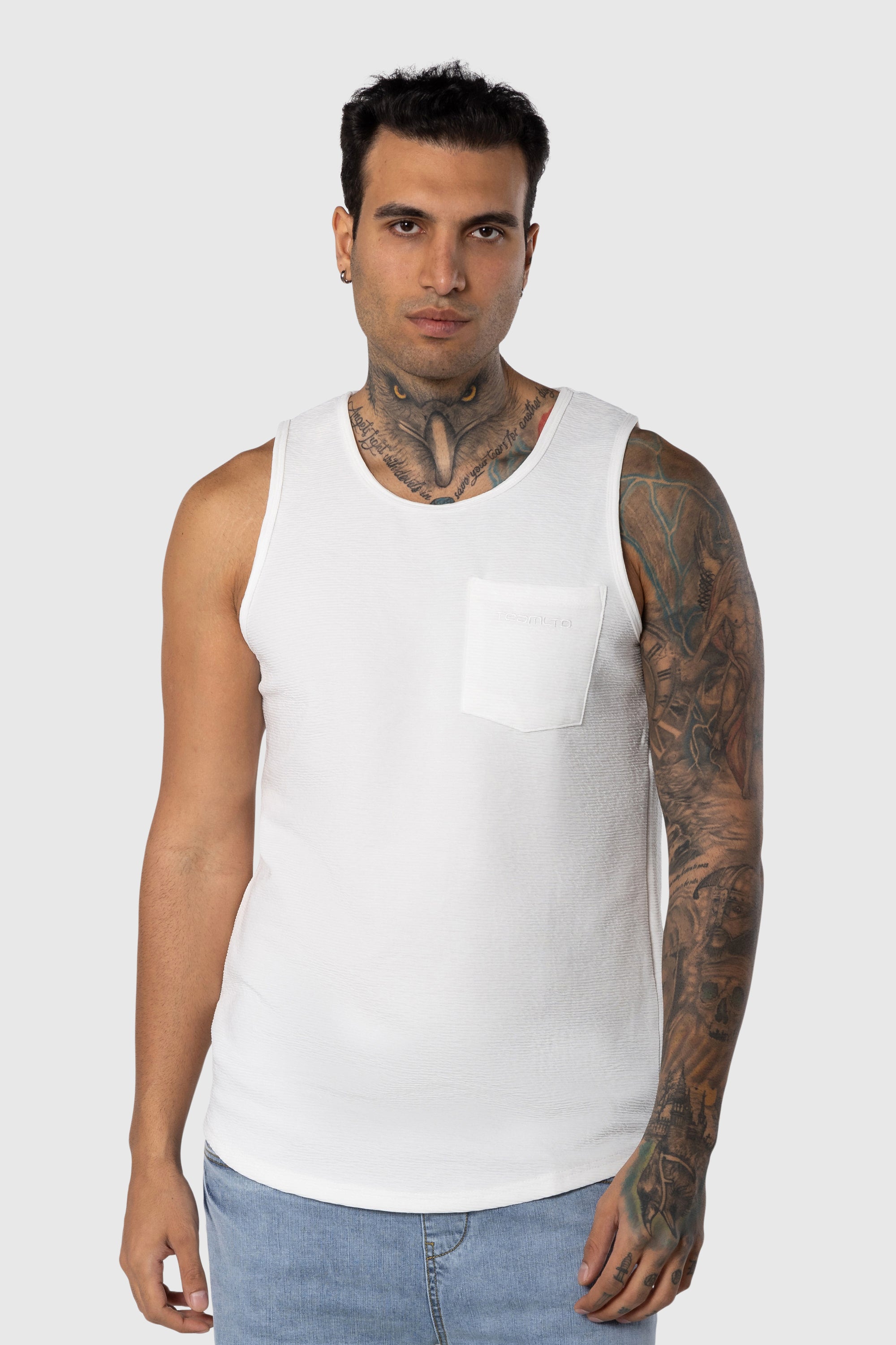 Textured Black Tank Top for Women - Stylish & Comfortable Casual Wear for Summer, Gym, and Layering